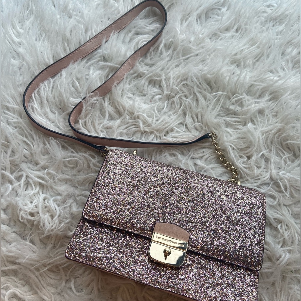 Pink sparkly Kate Spade purse